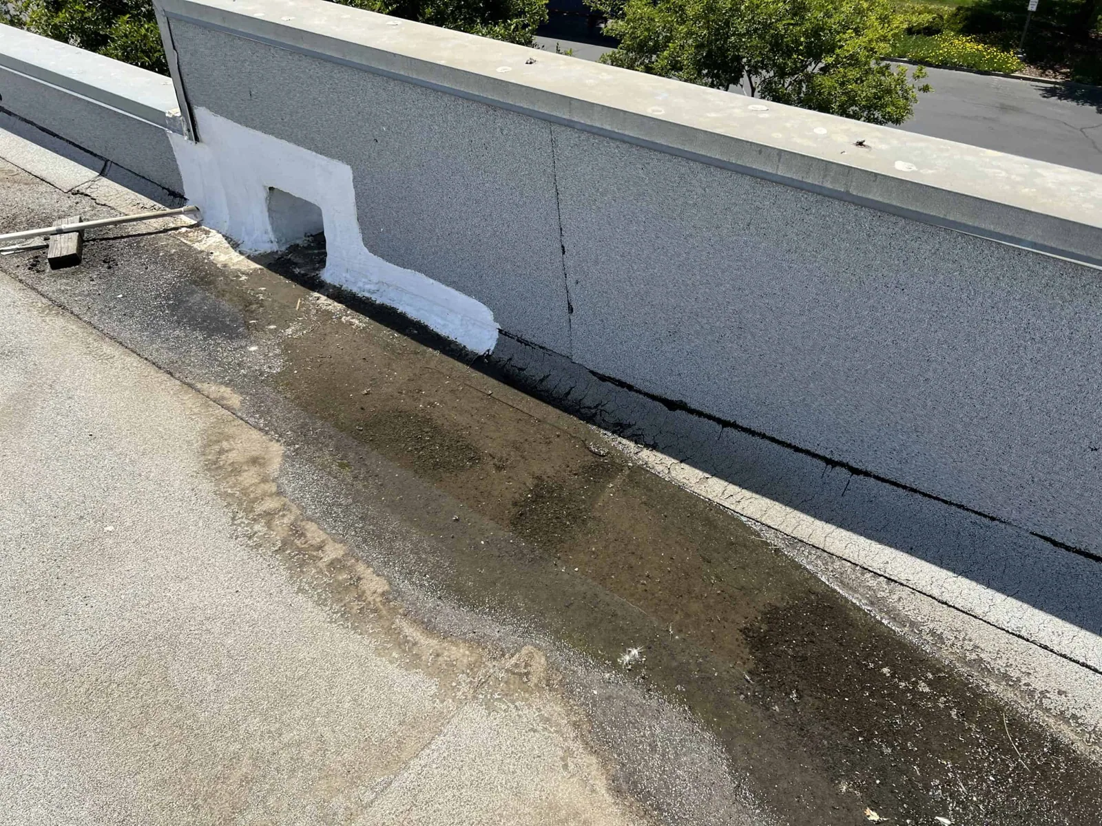Commercial Roof Flashing Failure Repair in Sterling Heights, MI